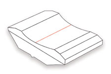 Keramische backing strip 12 mm